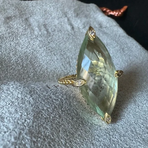 Tiffany &Co Iridesse tourmaline and diamonds ring - Picture 9 of 16